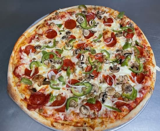 18" Works Pizza