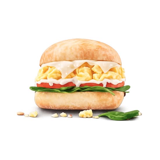 Cheese and Egg Ciabatta