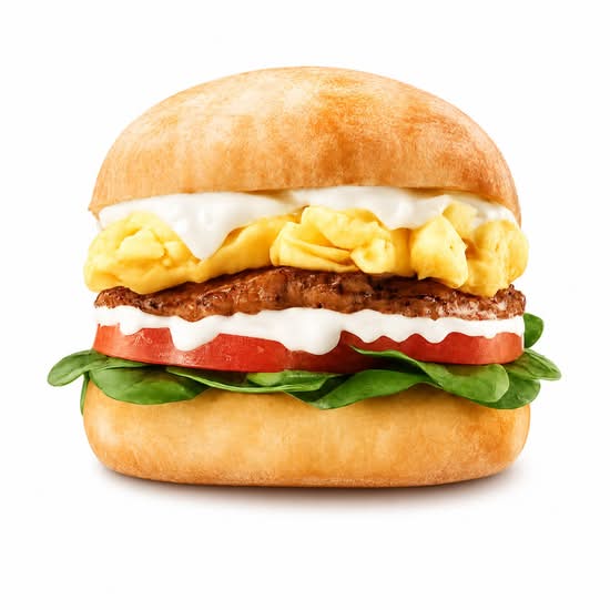 Sausage and Egg Ciabatta