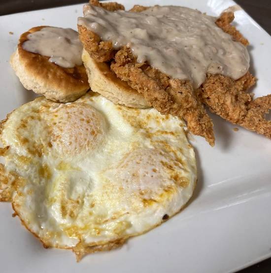 **Southern Fried Chicken & Eggs