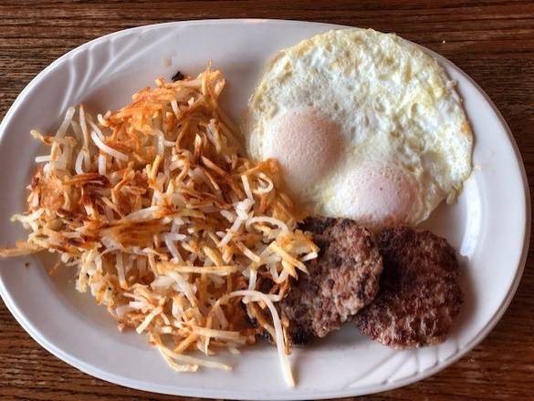 **Two Eggs w/Meat