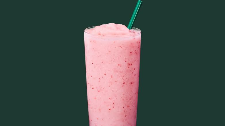 Blended Strawberry Açaí Lemonade Energy Refresher