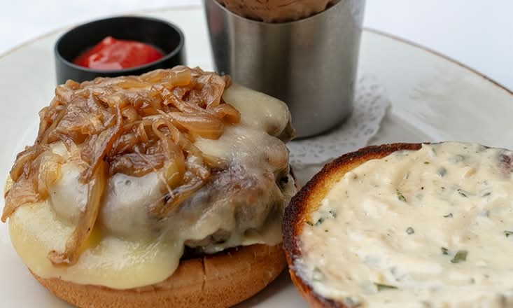 Turkey Mushroom Burger