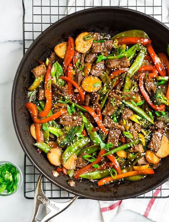 Beef And Mixed Veggies Combo