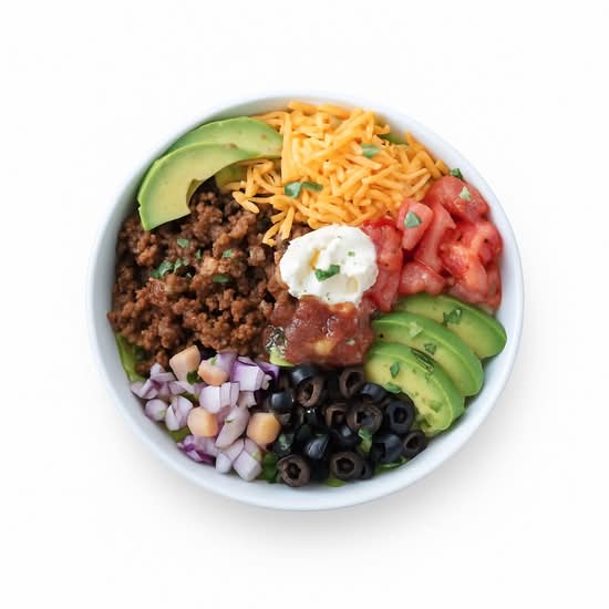 Keto Beef Taco Bowl