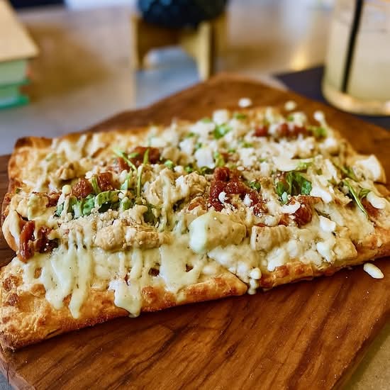 Keto Chicken  Avocado Pizza