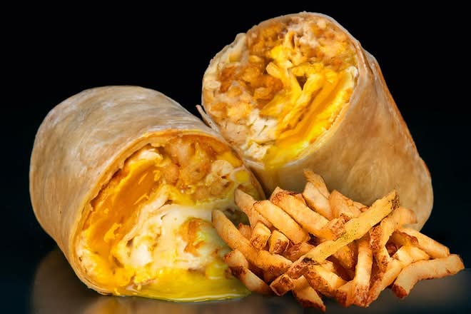 Egg & Cheese Burrito Combo