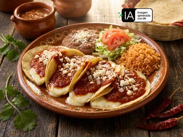Enchiladas de queso