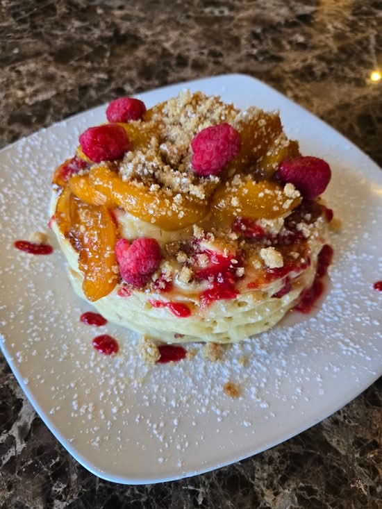 Americana Cobbler Pancakes