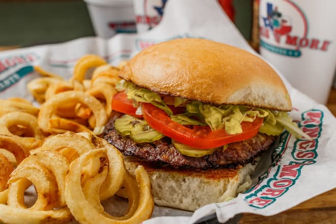 Half-Pound Burger Deluxe