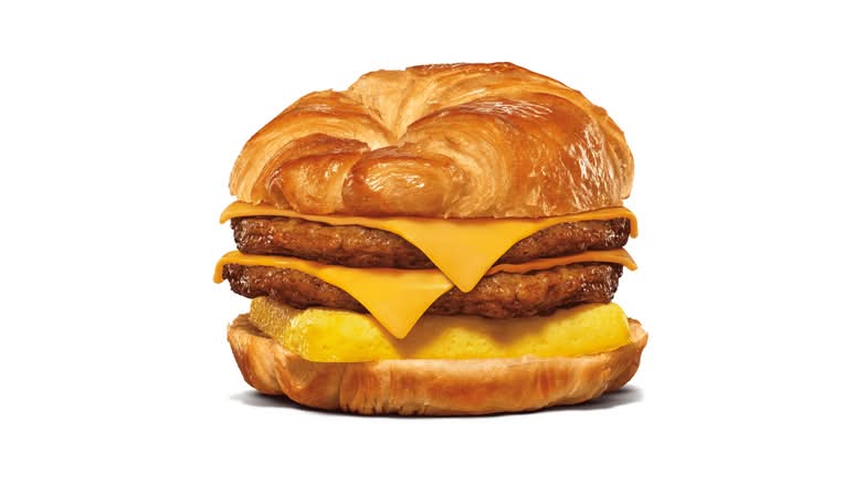 Double Sausage, Egg, & Cheese Croissan'wich