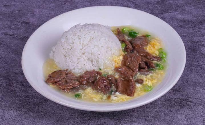 Beef And Egg On Rice