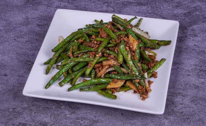 Minced Pork W/ Olive Vegetable String Bean