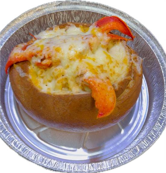 Lobster Mac & Cheese Bread Bowl