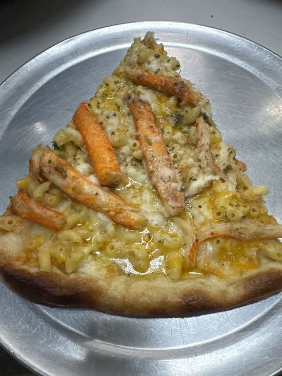 Crab Mac & Cheese Slice