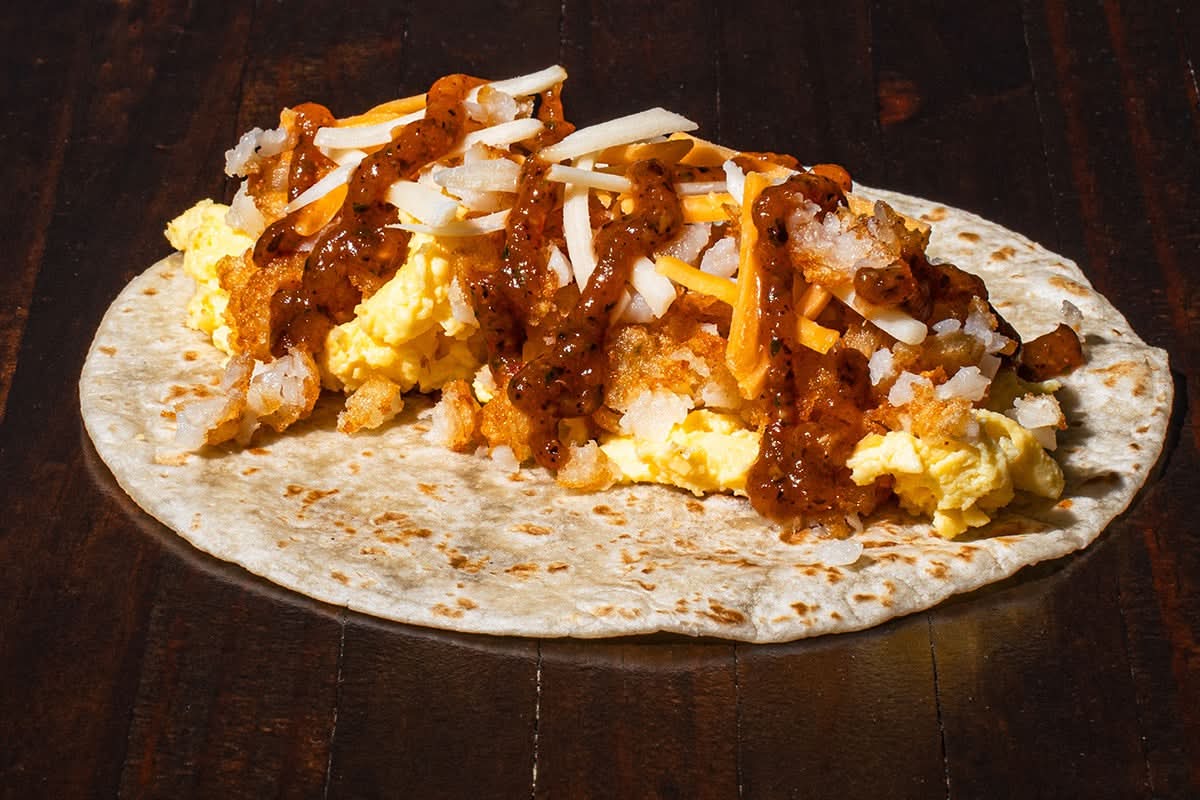 #2 Crispy Potatoes, Egg, & Cheese (VE)