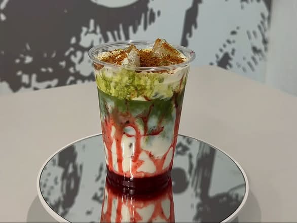 Strawberry Cheesecake Matcha