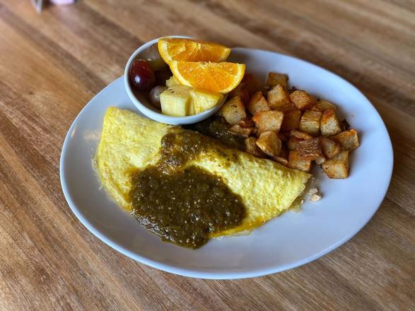 Chicken Verde Omelet