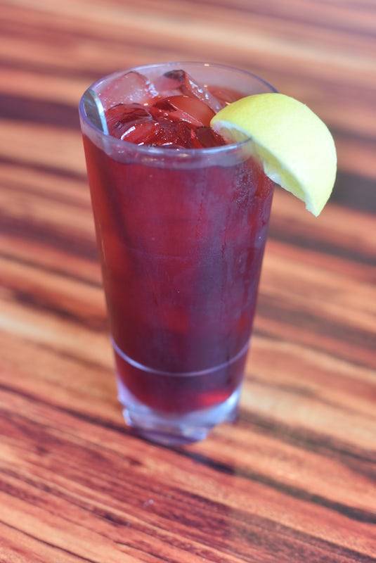 Iced Hibiscus Mint Tea
