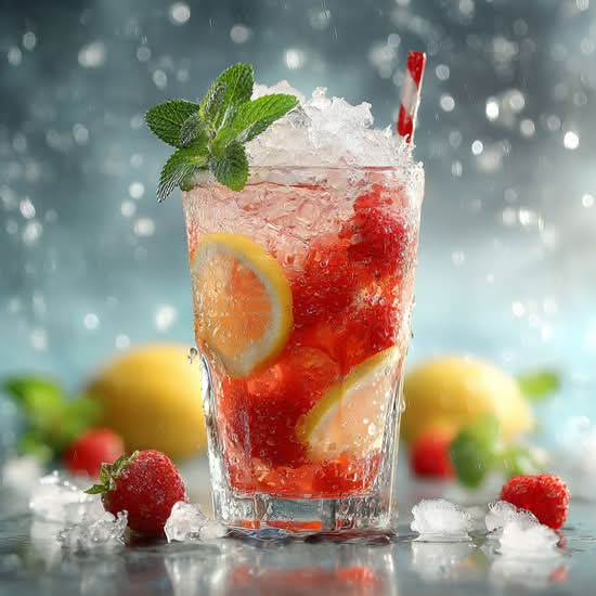 Strawberry Glow Lemonade