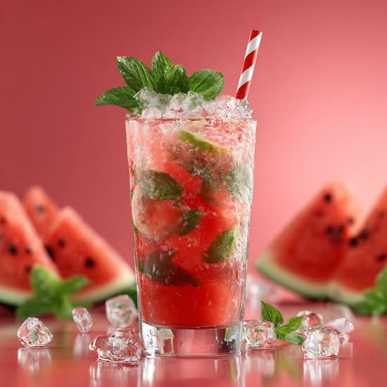 Basil Melon Lemonade