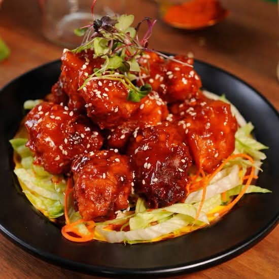 Honey Garlic Cauliflower