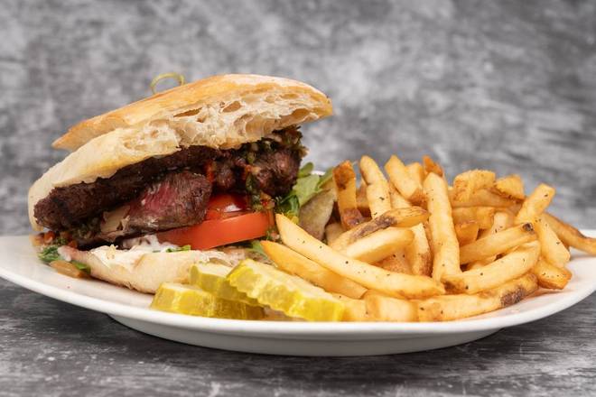Flat Iron Steak Sandwich