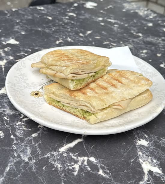 Panini Turkey, Provolone & Pesto