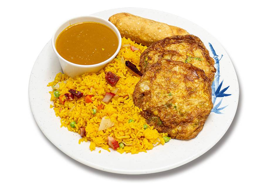 Chicken Egg Foo Young Combo