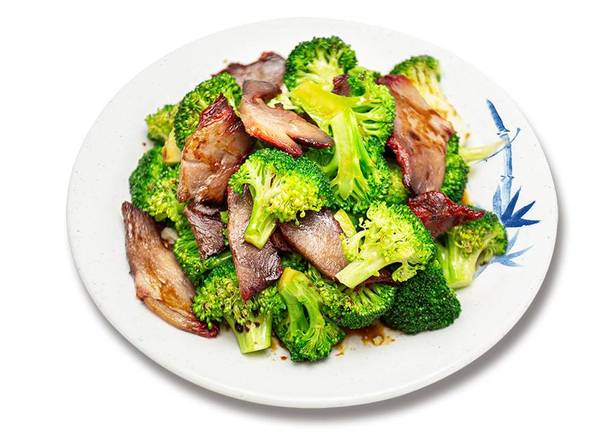 Roast Pork  with Broccoli