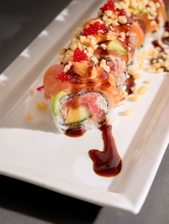 Salmon Volcano Roll