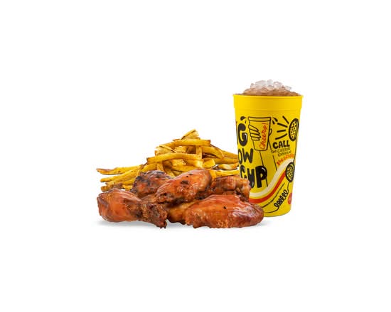 6 Bone-in (Classic) Wing Combo