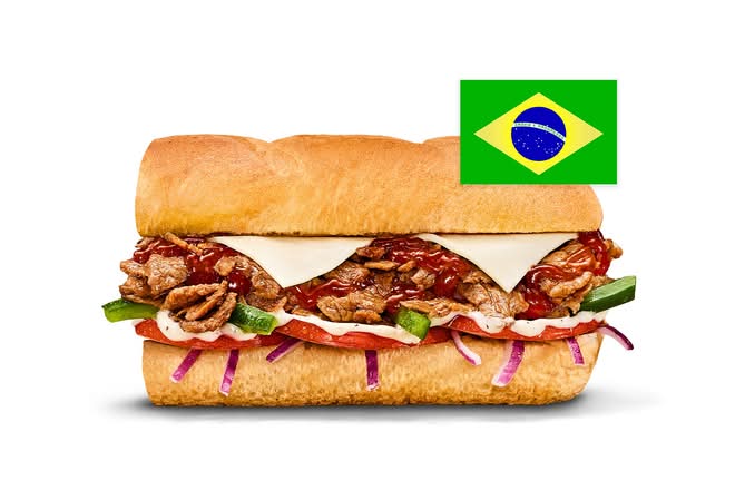BBQ Steak & Garlic (Footlong)