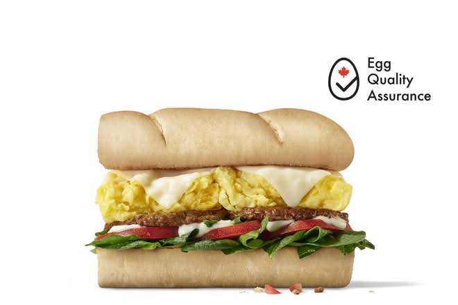 Sausage & Egg (6'')