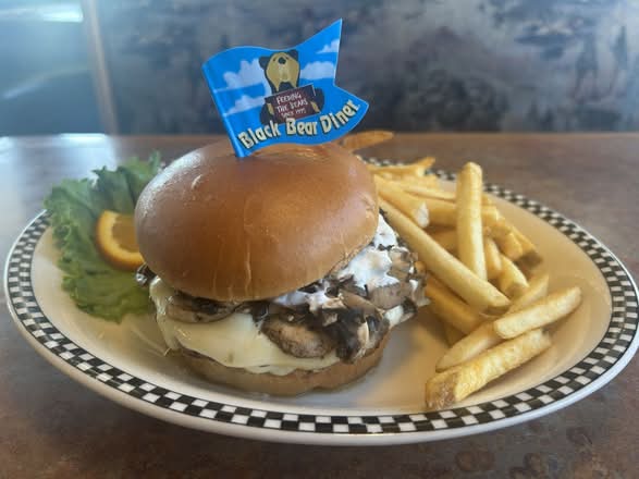Mushroom Swiss Burger