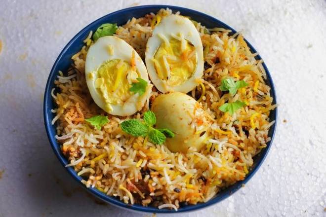 Egg 65 Biryani
