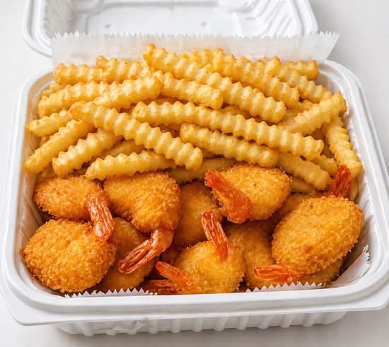 Shrimp Meal(8 pcs)(FRIES+DRINK)🍤🍟🥤
