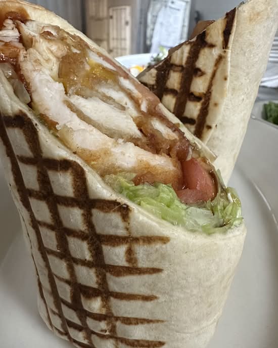 Crispy Sriracha Chicken Wrap