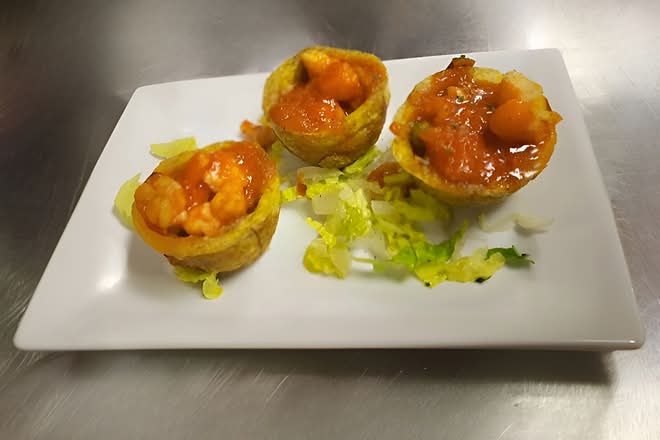 Fried Green Plantains