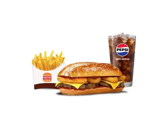 Combo Mediano X-tra Long BBQ Burger