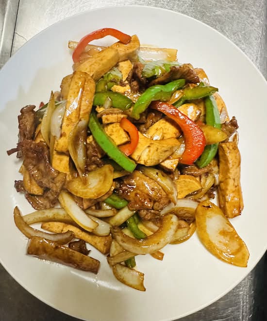 Pork with Dried Bean Curd