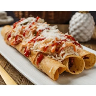 TACOS FLAUTAS DE POLLO  3CT