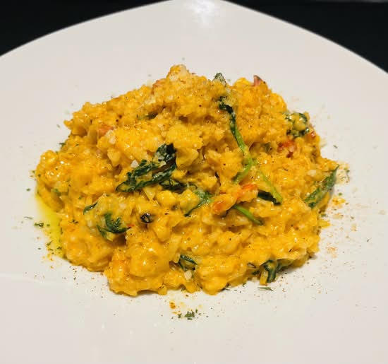 Shrimp risotto