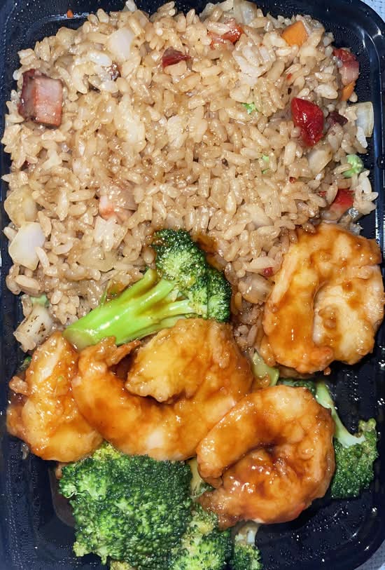 Broccoli w/Shrimp Dinner Combo