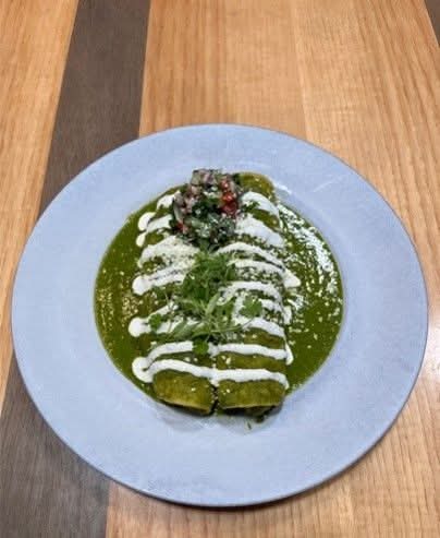Chicken Verde Enchiladas