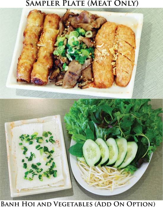(DIA) Sampler Plate (3 Items)