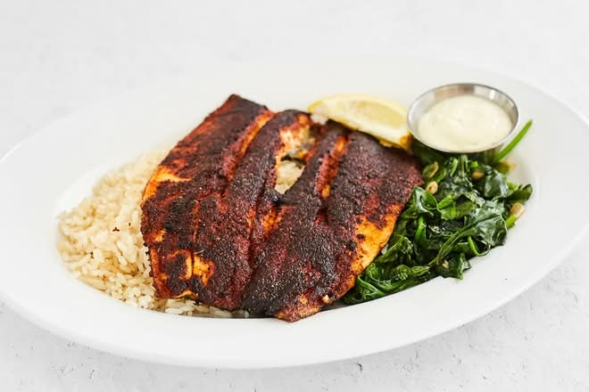 Blackened Rainbow Trout