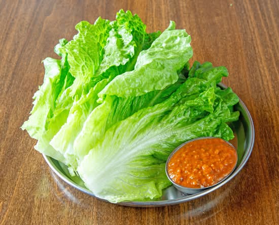 Ssamjang with Green Leaf Lettuce