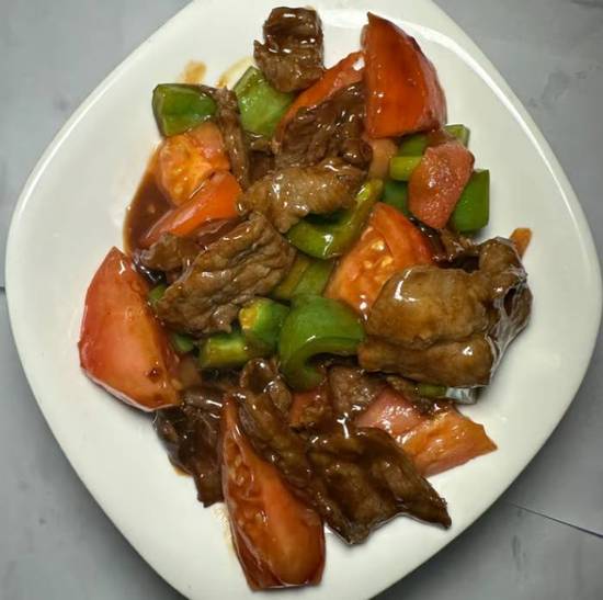 Beef with Tomato & Pepper