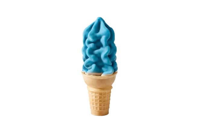 Blue Raspberry Dipped Cone